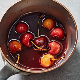 Zoet zure kersen saus